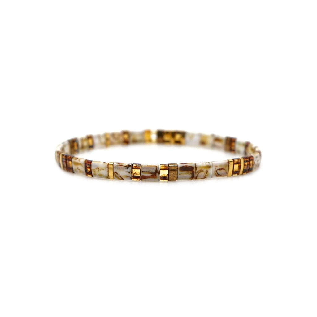 Endless Armbånd Armbånd Brun Marmor