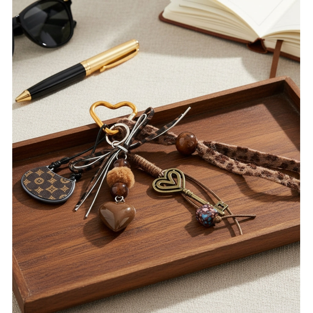 Endless Bag Charm Veskepynt Brun