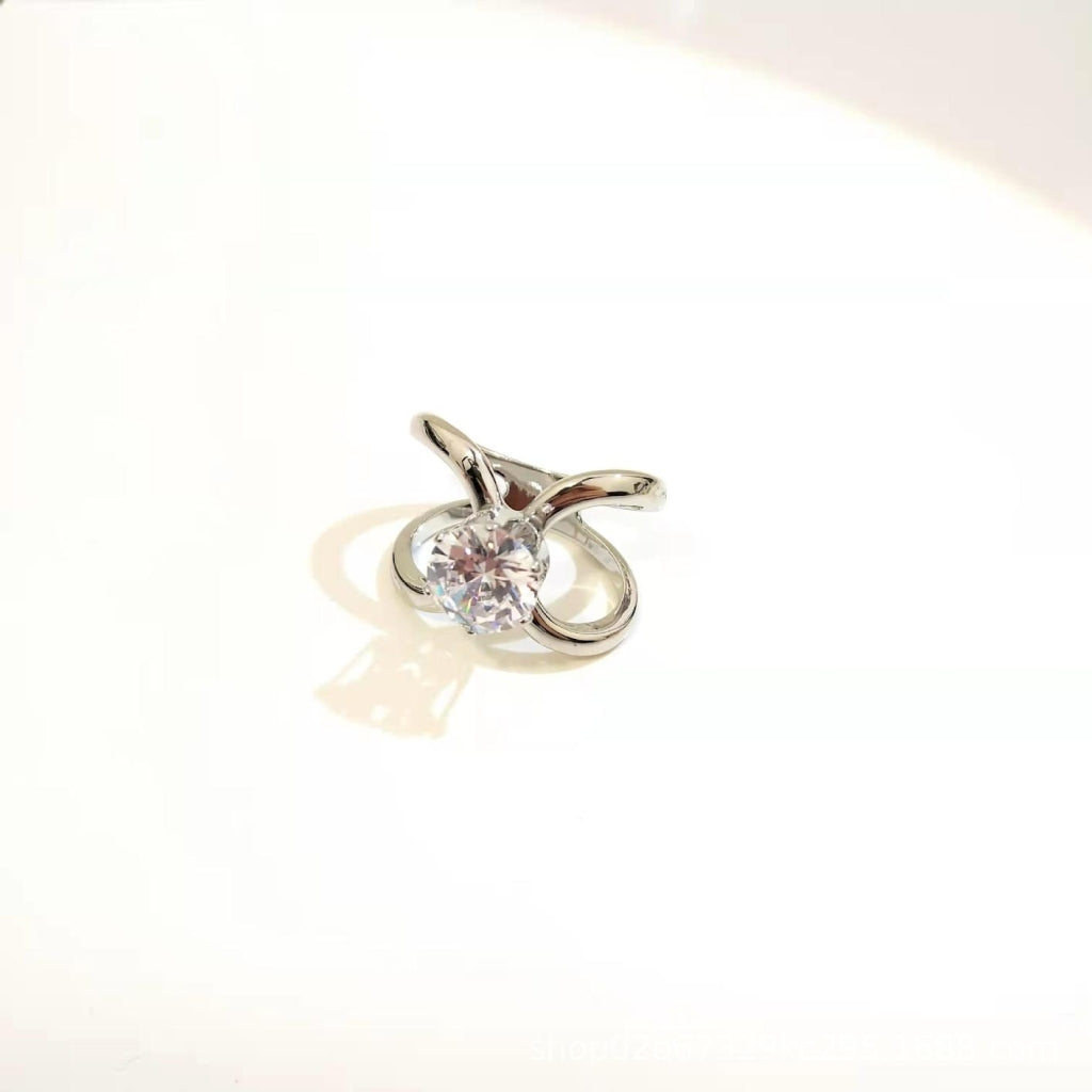 Endless Bandanaring Bandanas Ring sølv crystal