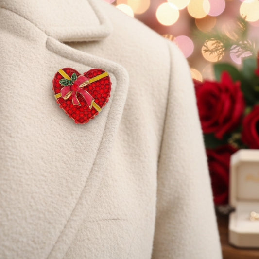 Endless Brosje Brosje Rød