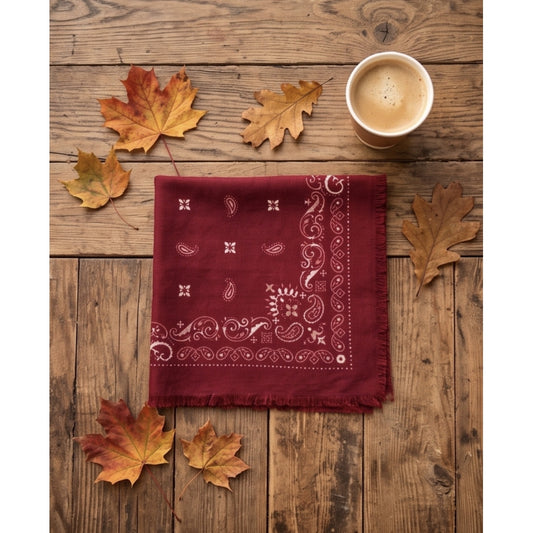 Endless El Paso Bandana Bandanas Burgunder