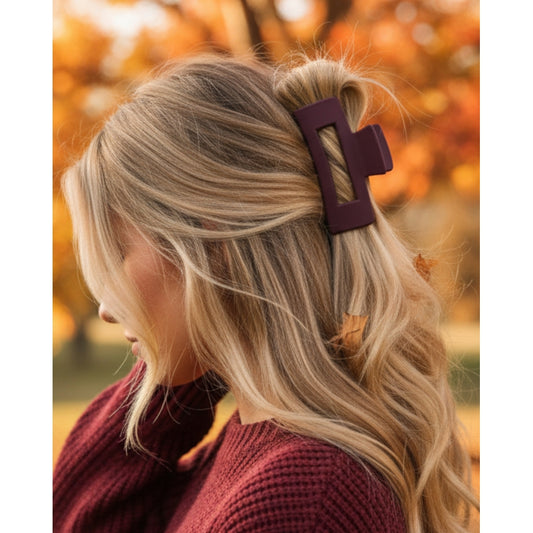 Endless Emmeline Hårklyper Burgunder