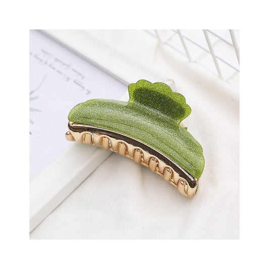 Endless Glitter Hårklyper Lime grønn