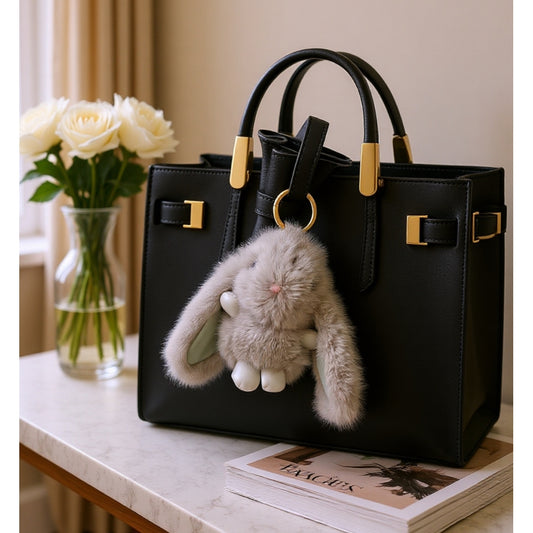 Endless Kanin Veskepynt Mulvarp Grå