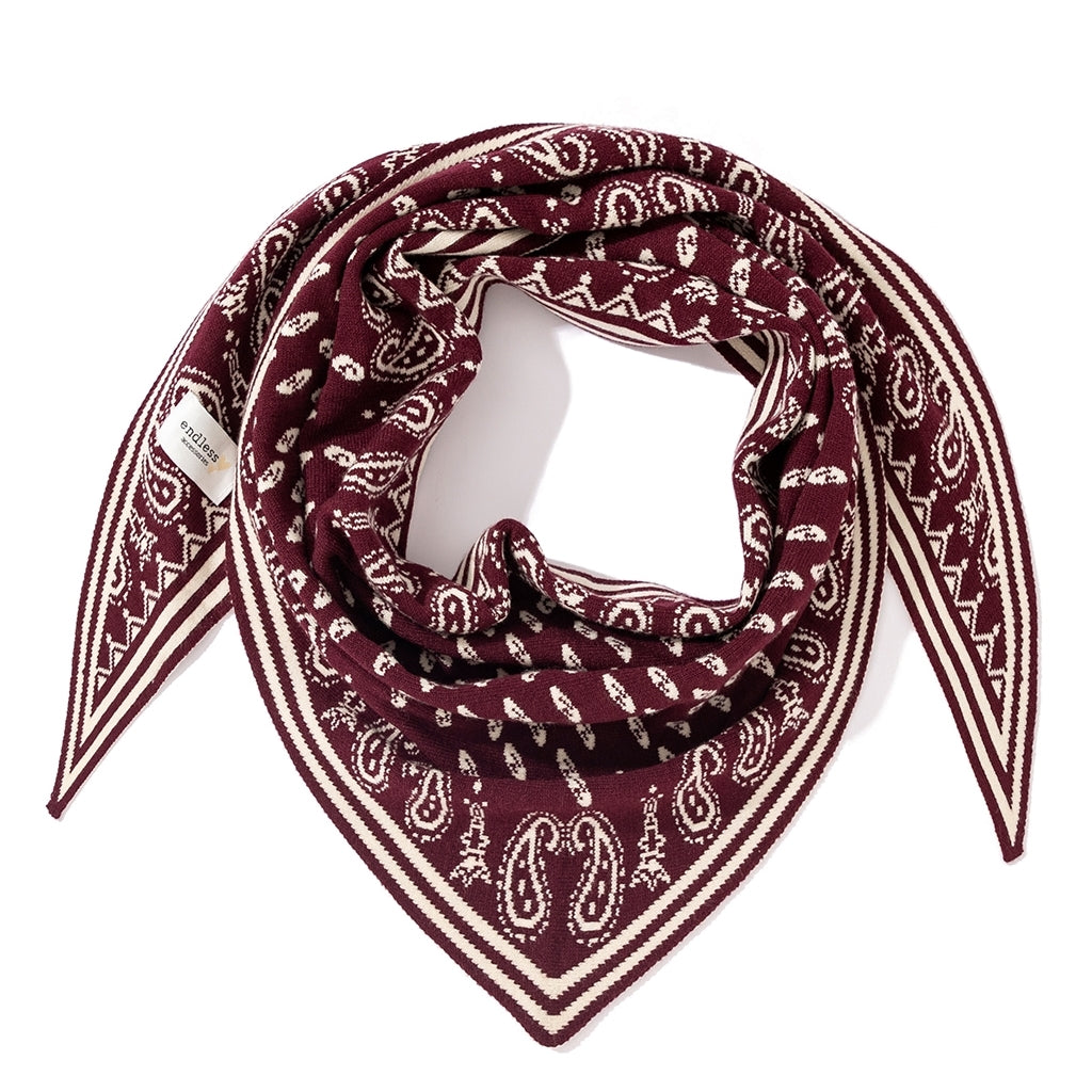 Endless Nepal Rag Liten Skjerf Bourdeux