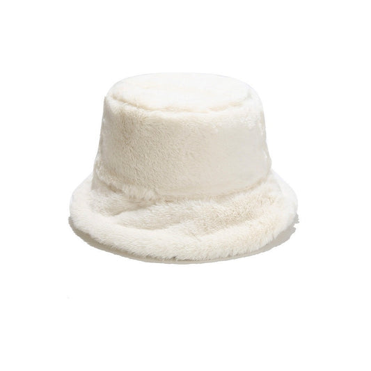 Endless Pelshatt Bøttehatter Offwhite