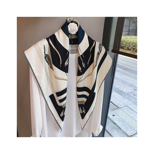 Endless Peru Sciarpa Ull/Silke Skjerf Offwhite