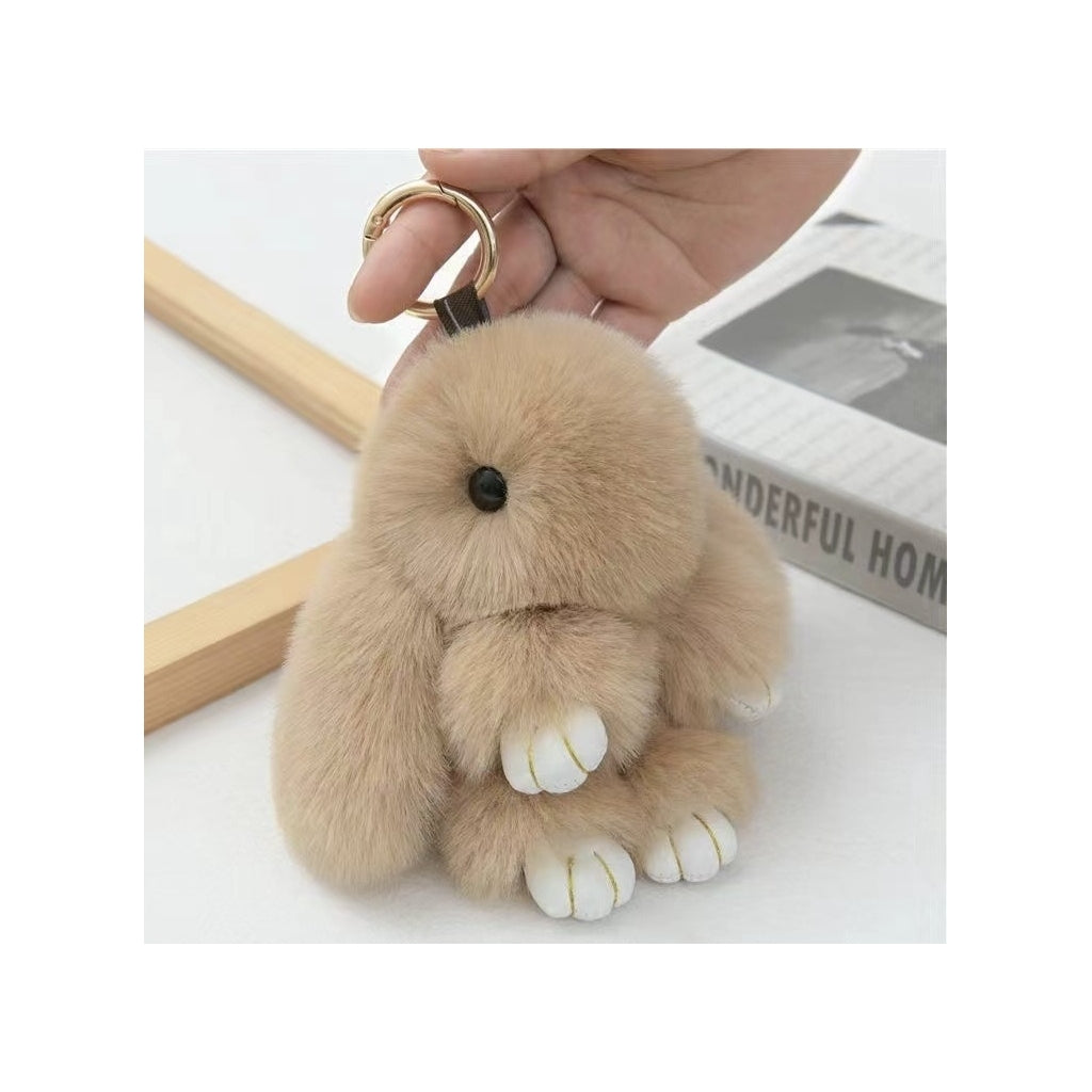 Endless Rabitt Veskepynt Taupe