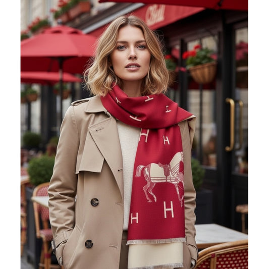 Endless Skjerf Skjerf Bringebær