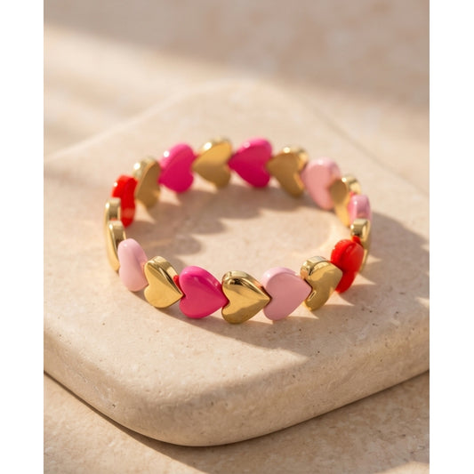 Endless armbånd Armbånd rosa mix