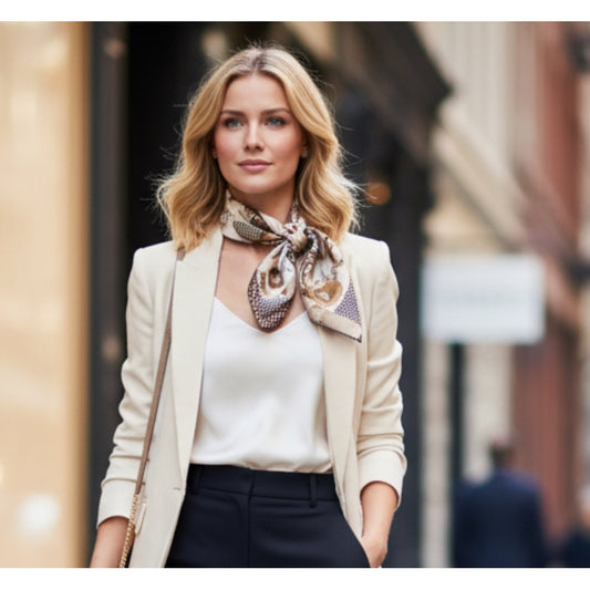 Endless bandana Silke Bandanas Sand