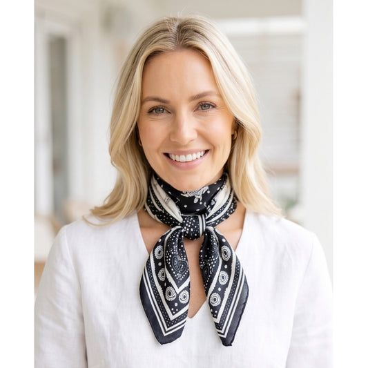 Endless bandana silke Bandanas Sort