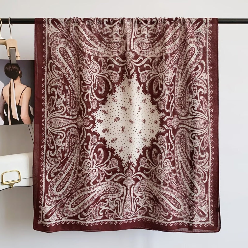 Endless skjerf Skjerf Bourgunder