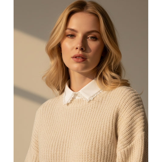 Endless skjortekrage Skjortekrager Hvit