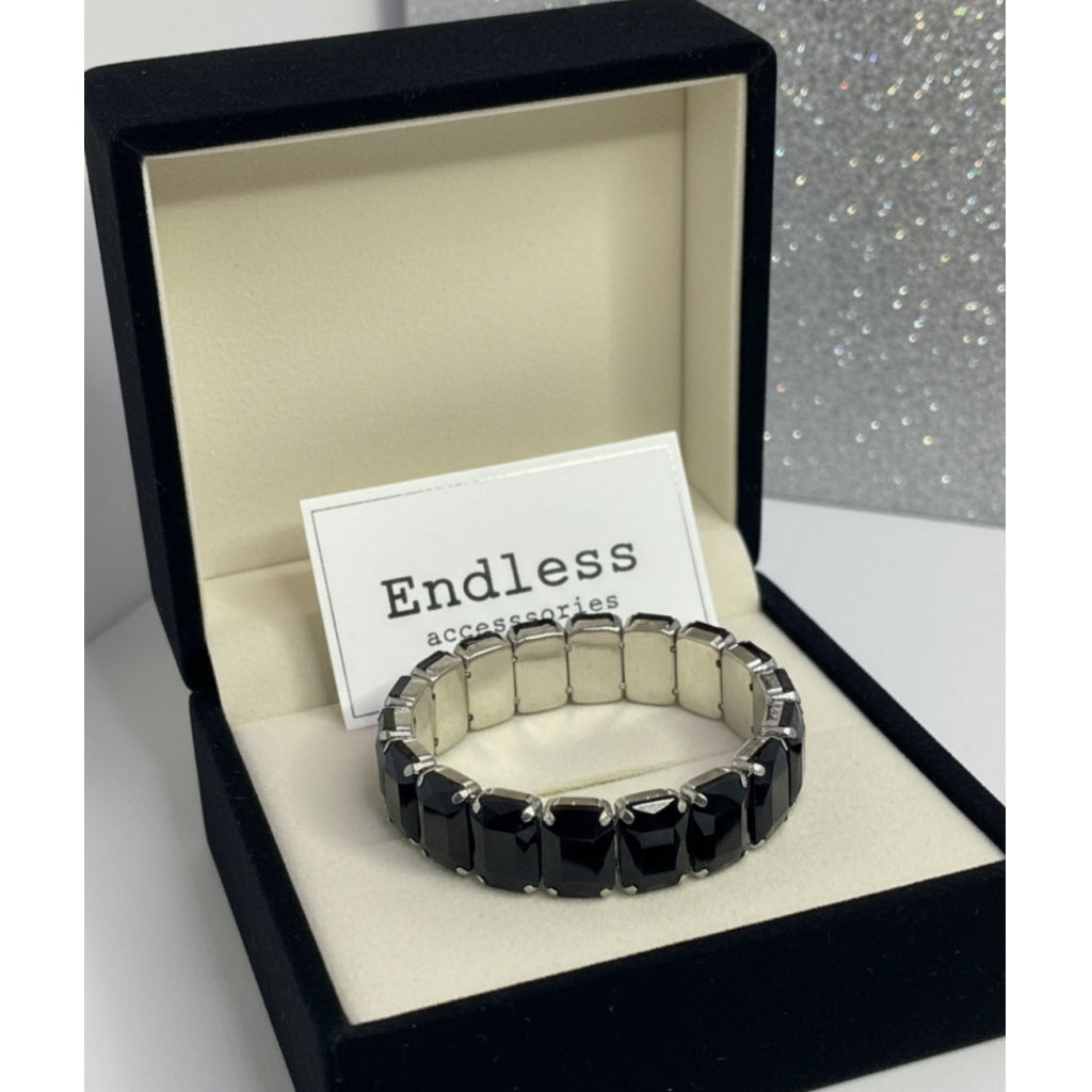 Endless Armbånd Armbånd Sølv Sort