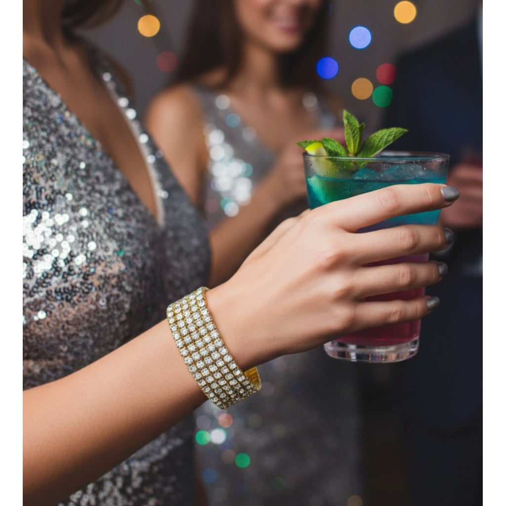 Endless Armbånd Armbånd gull crystal