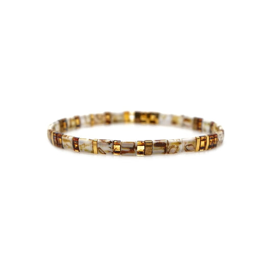 Endless Armbånd Armbånd Brun Marmor