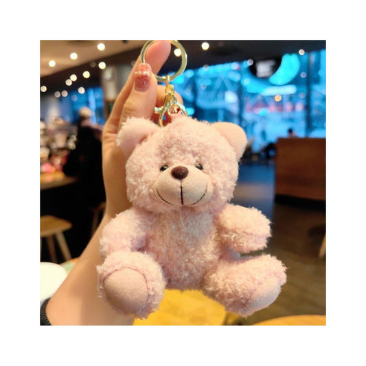 Endless Bamse Veskepynt Lys rosa