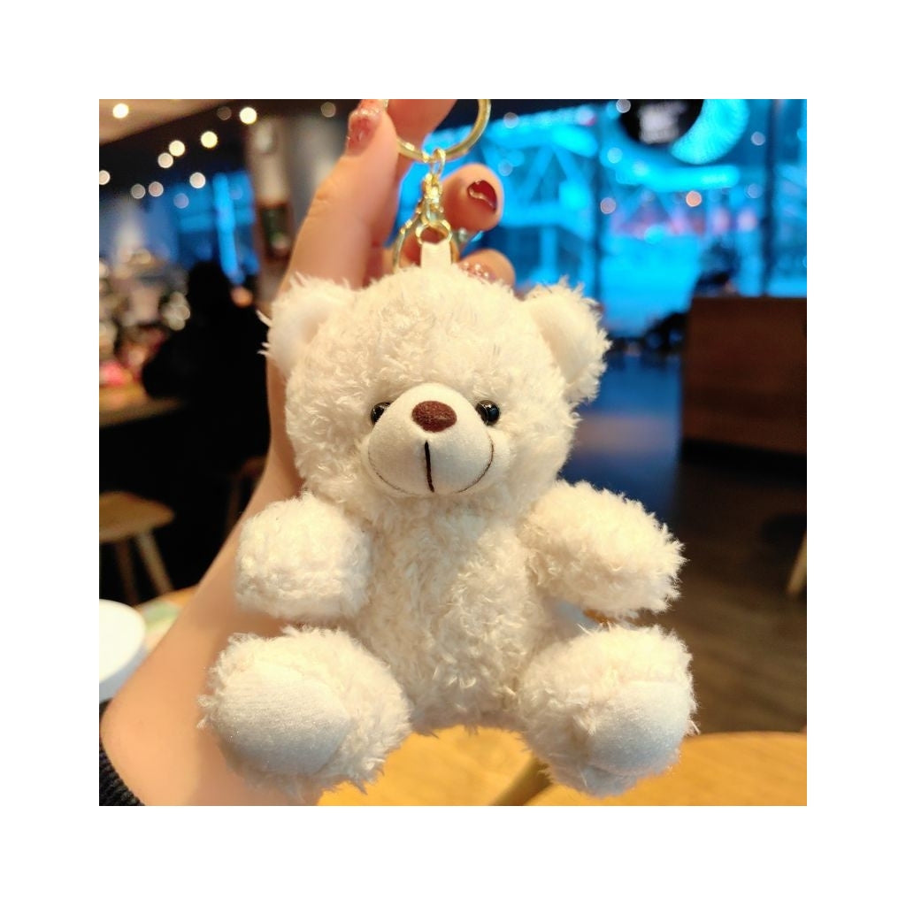 Endless Bamse Veskepynt Offwhite