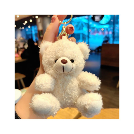 Endless Bamse Veskepynt Offwhite