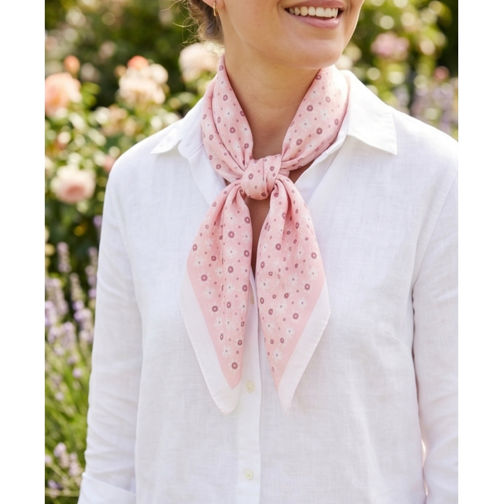 Endless Bandana bomull 65 Bandanas Dus Rosa