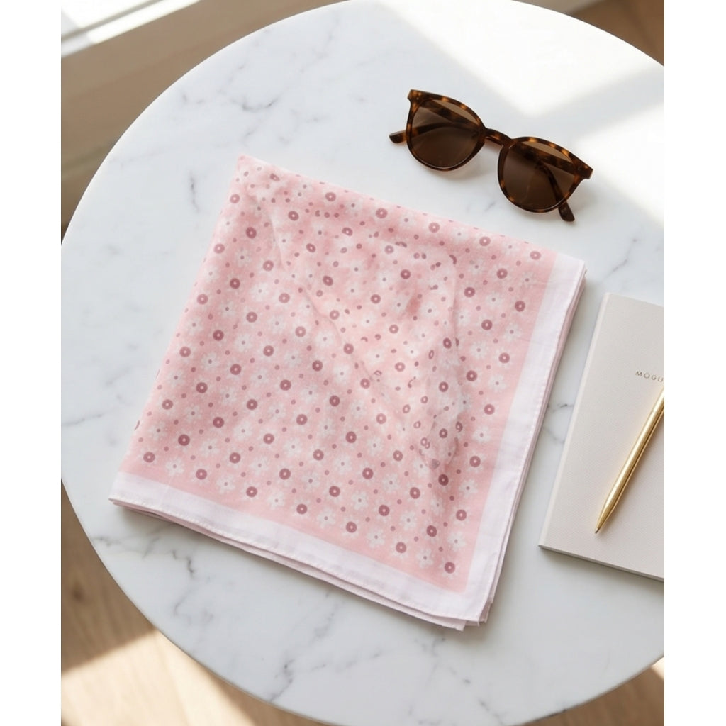 Endless Bandana bomull 65 Bandanas Dus Rosa