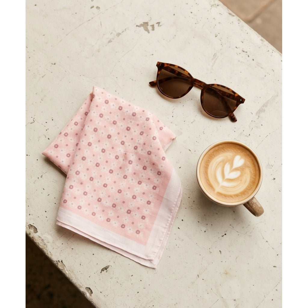 Endless Bandana bomull 65 Bandanas Dus Rosa