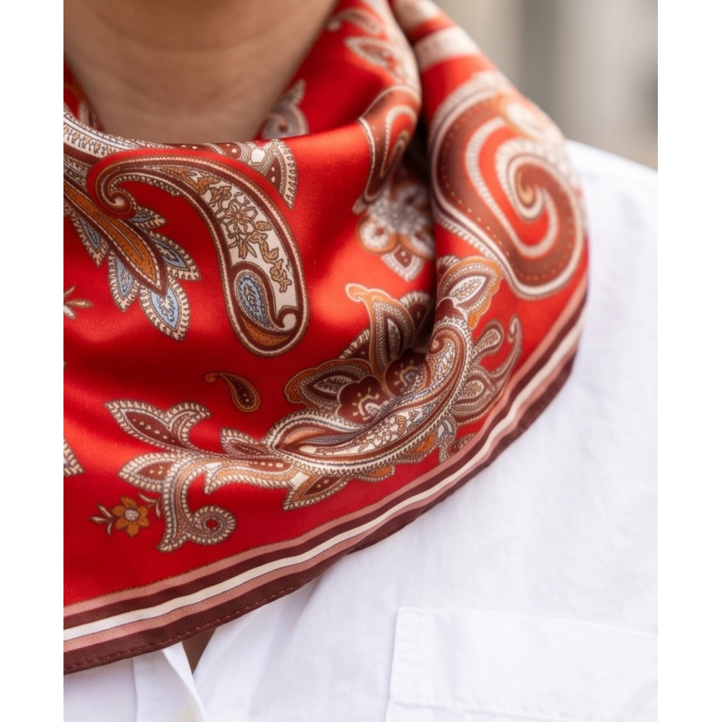 Endless Bandana viscose Bandanas Rød