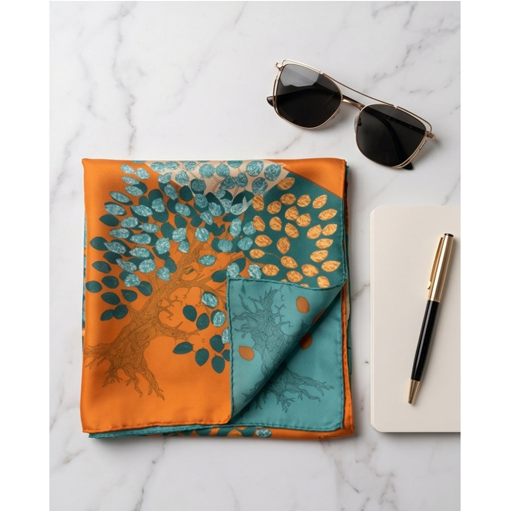 Endless Bandanas Bandanas Aqua Orange