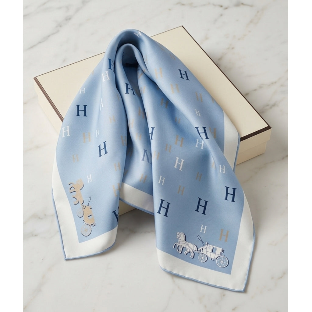 Endless Bandanas Bandanas Dus Blå Offwhite