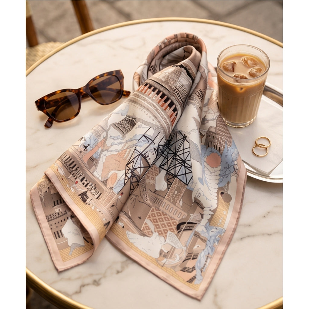 Endless Bandanas Silke Bandanas Beige