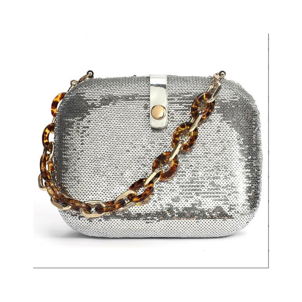 Endless Glam Selskaps Vesker Sølv