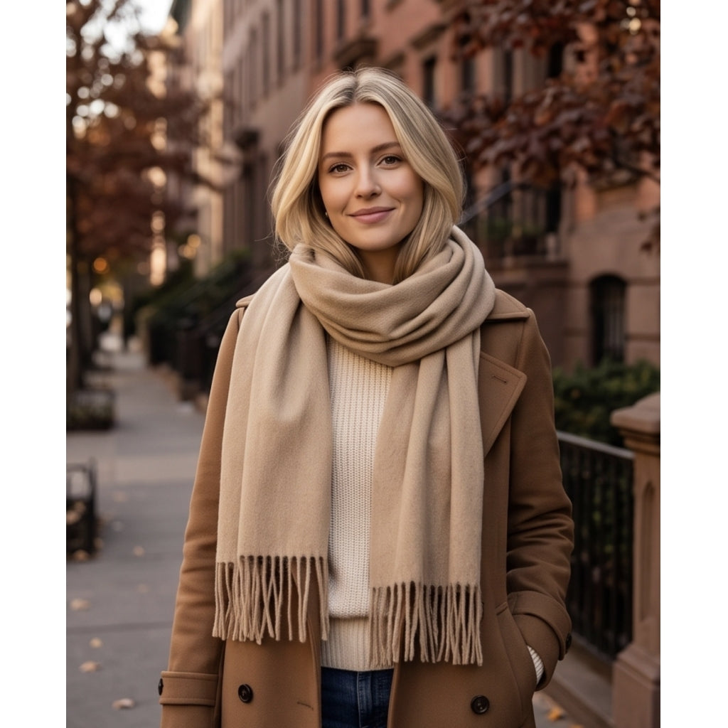 Endless London Scarf Skjerf Beige