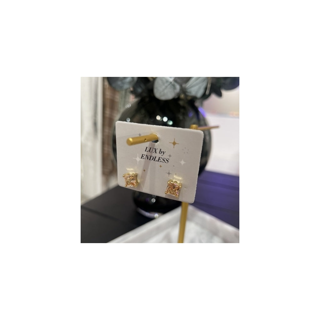 Endless Lux Øredobber Champagne