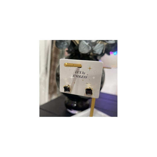 Endless Lux Øredobber Sort