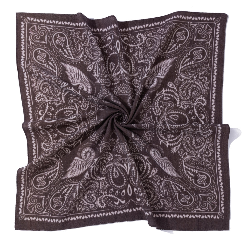 Endless Manipur Bandana Bandanas Mørk brun