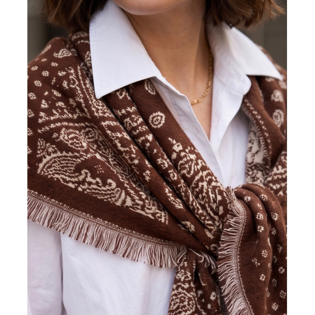 Endless Nepal Rag Skjerf Brun