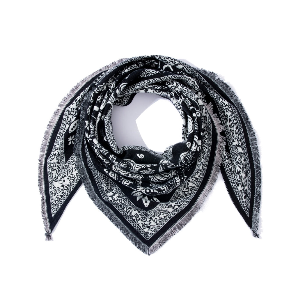 Endless Nepal Rag Skjerf Sort