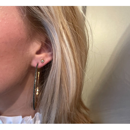 Endless Øredobber Øredobber Gull Sort