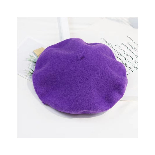 Endless Paris beret hodeplagg Lilla