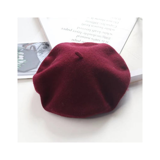 Endless Paris beret hodeplagg Plomme