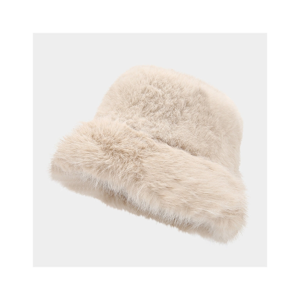 Endless Pelshatt Bøttehatter Beige