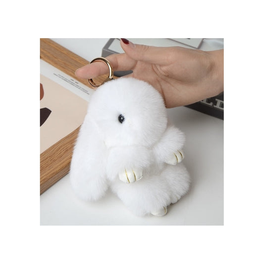 Endless Rabitt Veskepynt Hvit