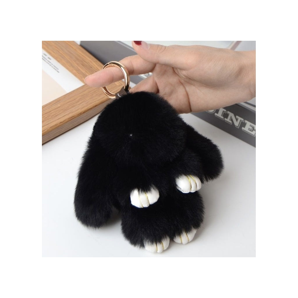 Endless Rabitt Veskepynt Sort