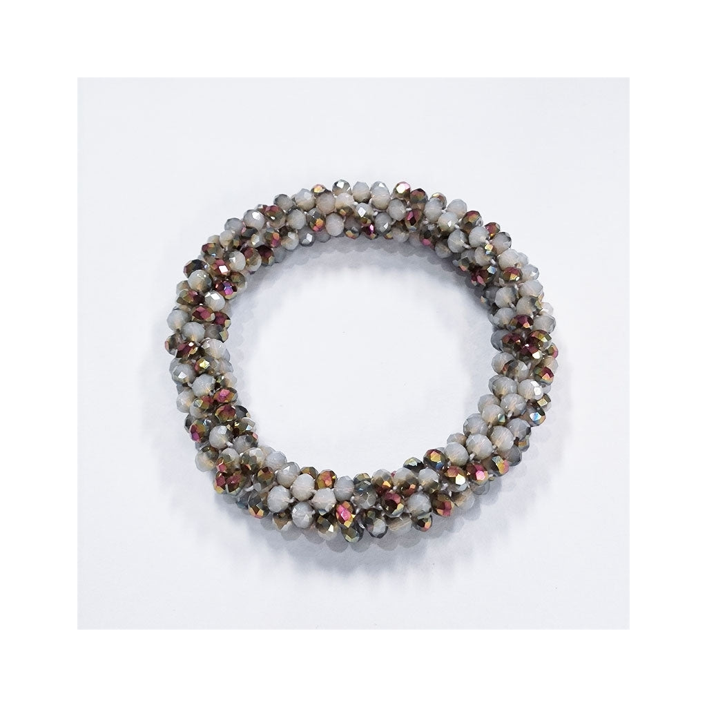 Endless Shine Armbånd beige mix
