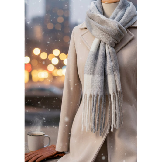 Endless Skjerf Skjerf Lys grå