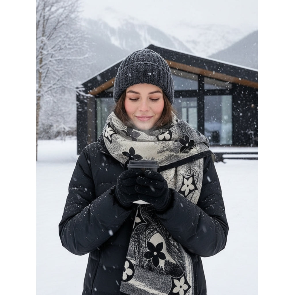 Endless Skjerf Skjerf Sort