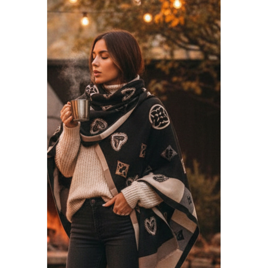 Endless Skjerf Skjerf Sort