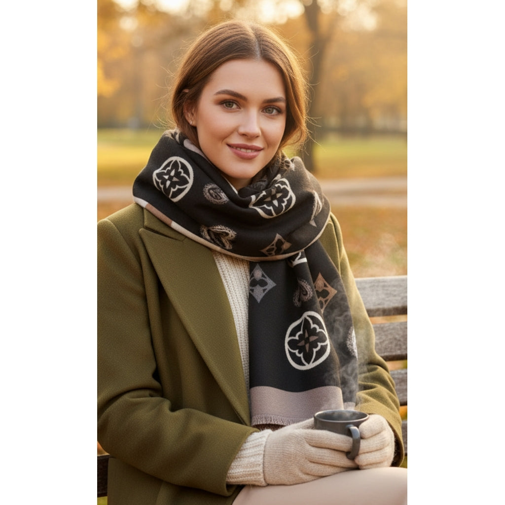 Endless Skjerf Skjerf Sort