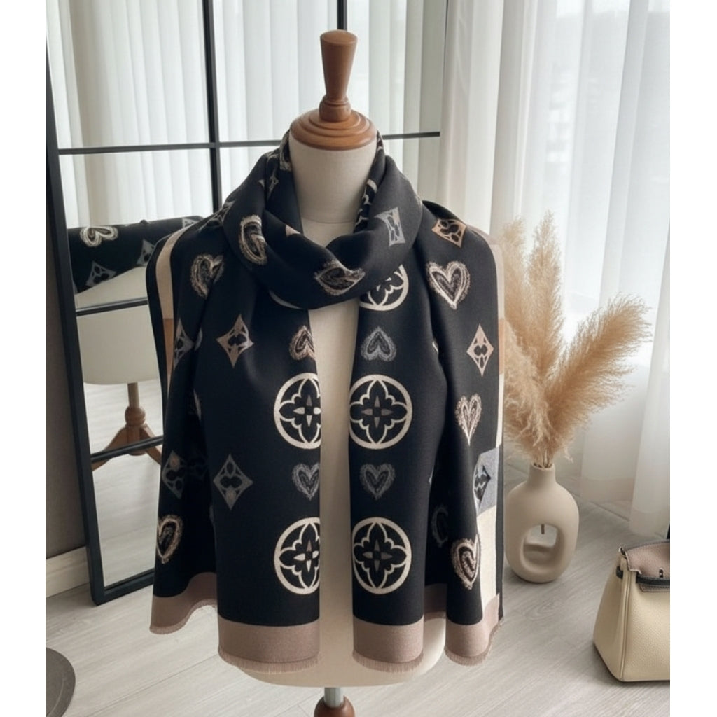 Endless Skjerf Skjerf Sort